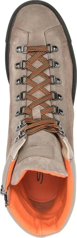 Leather Lace-Up Boots - Image 4