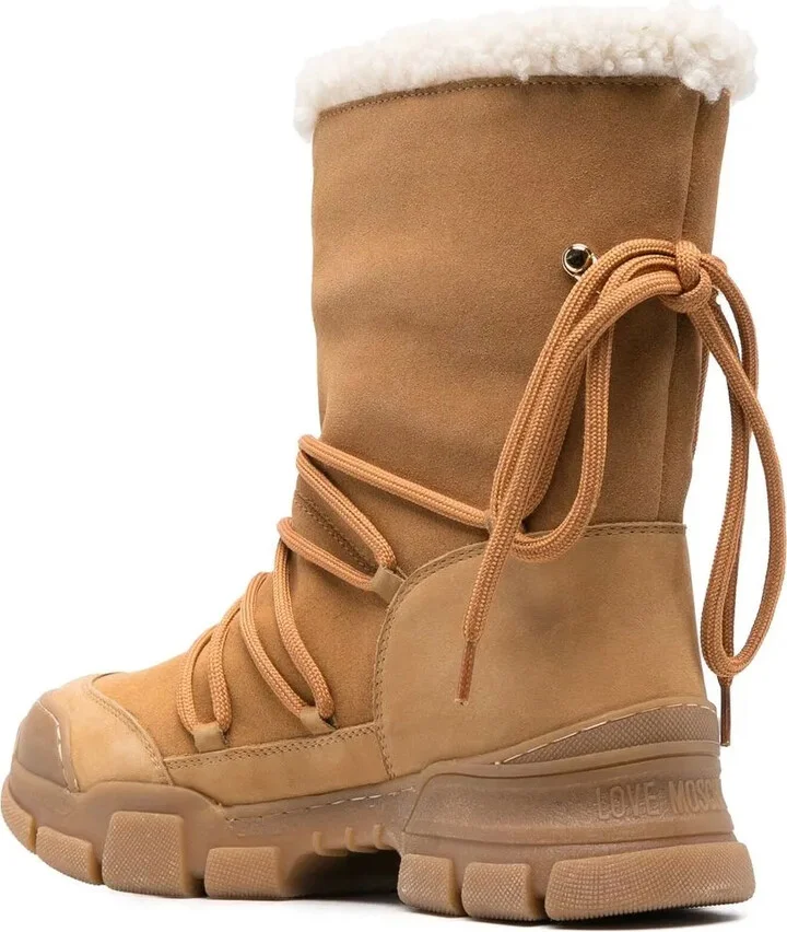 Leather Lace-Up Boots - Image 3