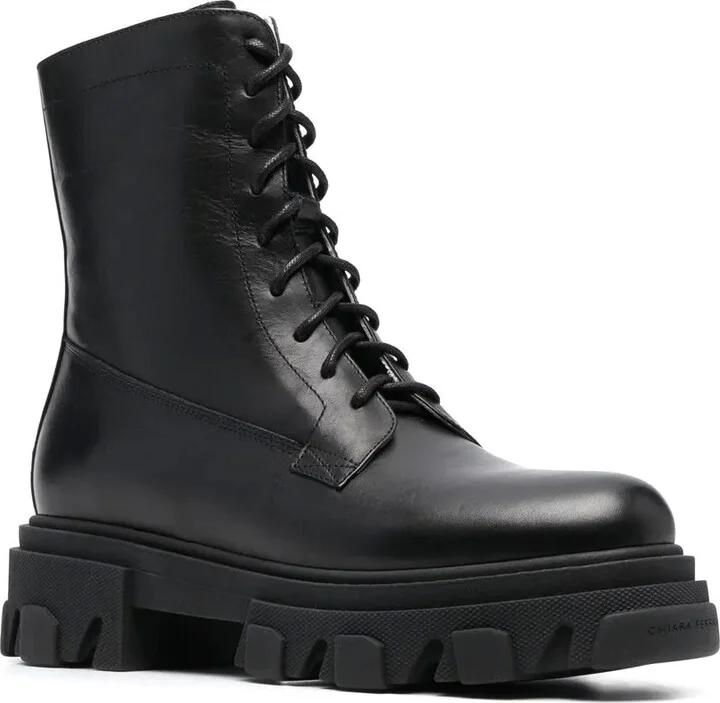 Leather Lace Up Boots - Image 2