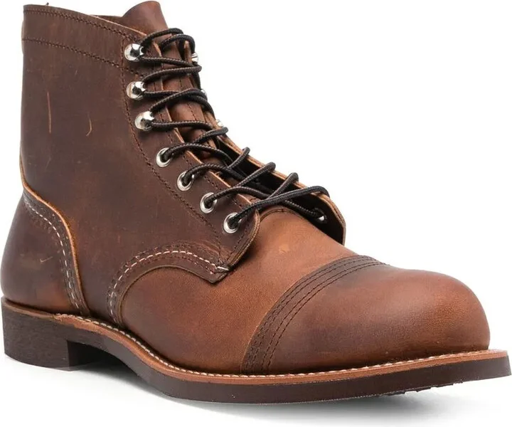 Leather Lace-Up Boots - Image 2