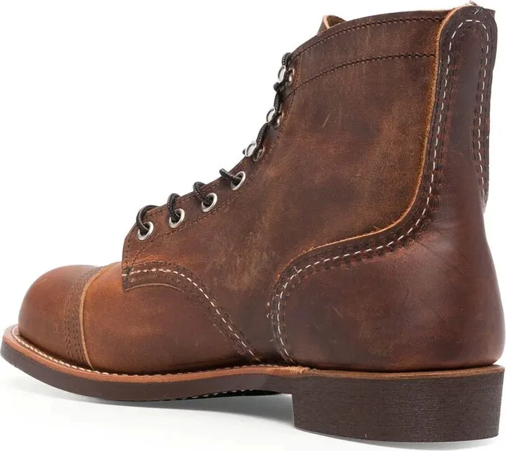 Leather Lace-Up Boots - Image 3