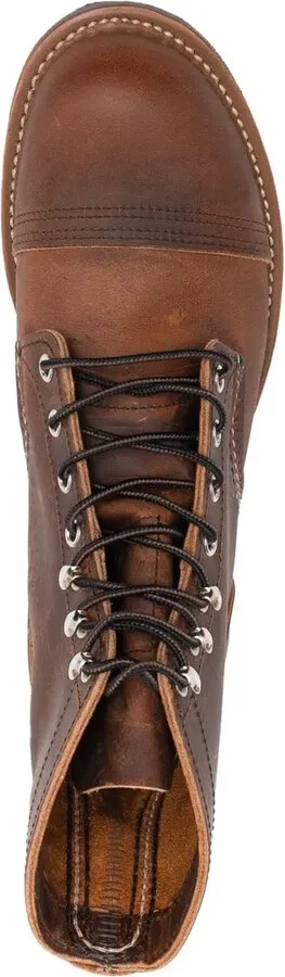 Leather Lace-Up Boots - Image 4