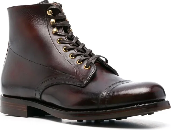 Leather Lace-Up Boots - Image 2
