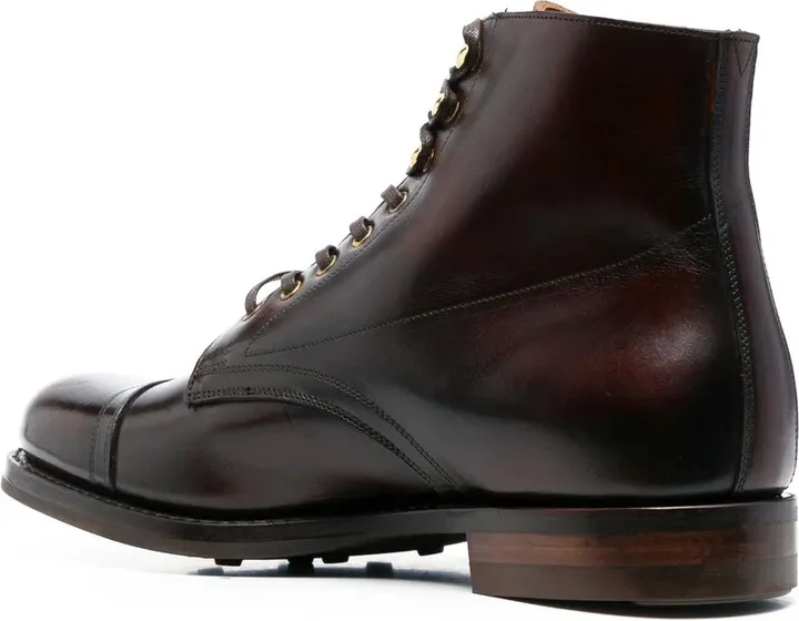 Leather Lace-Up Boots - Image 3