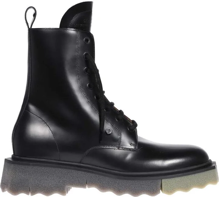 Leather Lace-up Boots