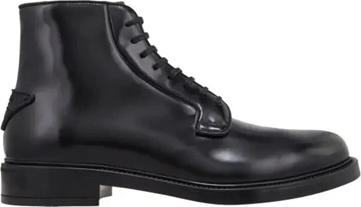 Leather Lace-up Boots