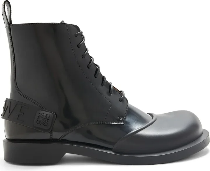 Leather Lace-up Boots
