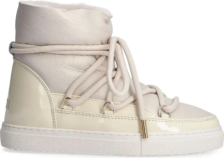Leather Lace-Up Boots