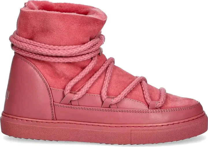 Leather Lace-Up Boots