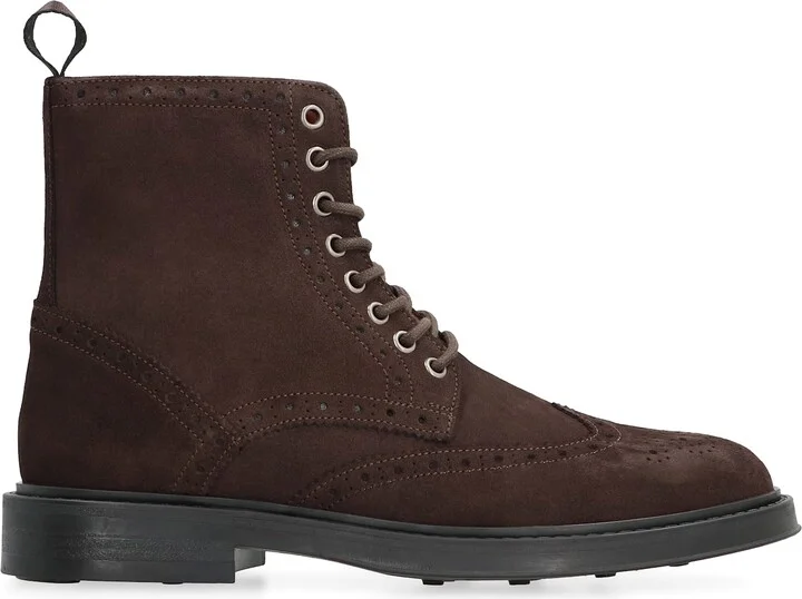 Leather Lace-up Boots