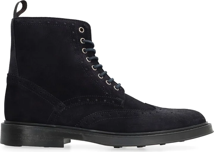 Leather Lace-up Boots