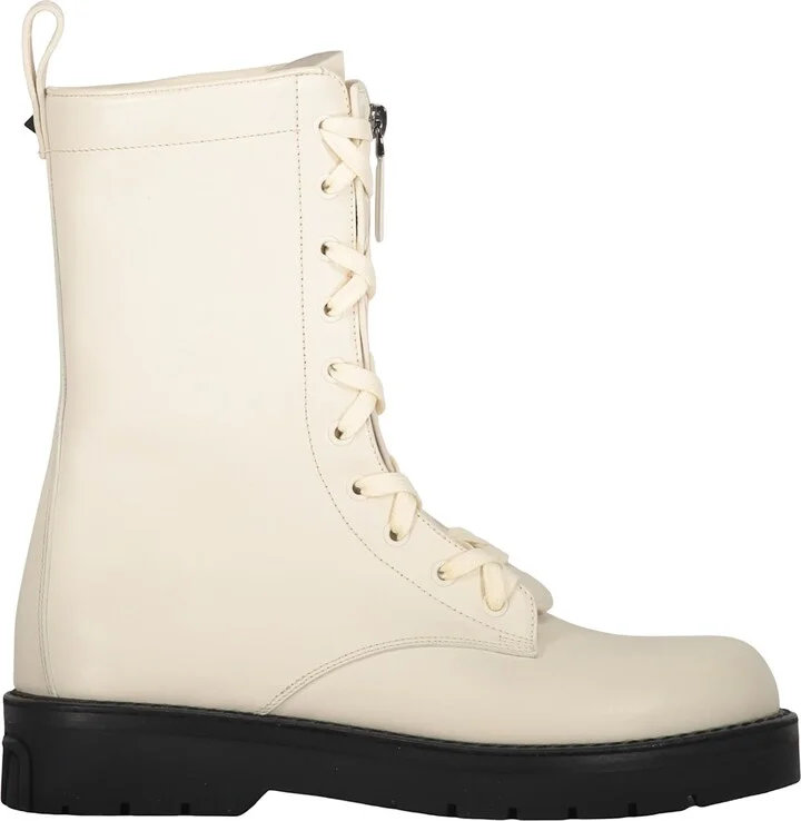 Leather Lace-up Boots