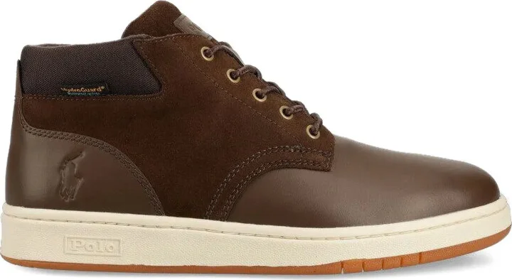 Leather Lace-Up Boots