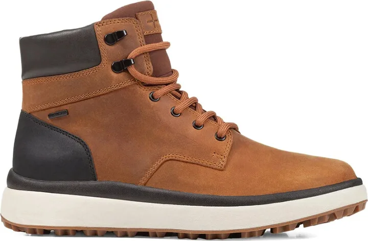 Leather Lace-Up Boots