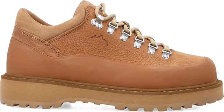 Leather Lace-Up Boots