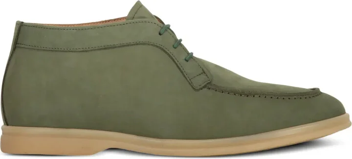 Leather Lace-Up Boots