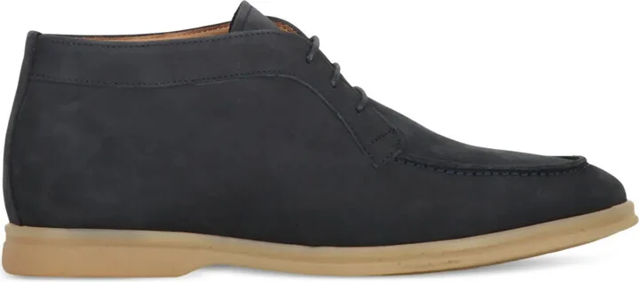 Leather Lace-Up Boots