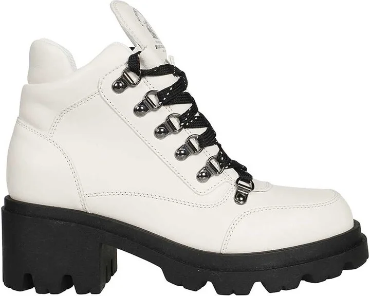 Leather Lace-up Boots
