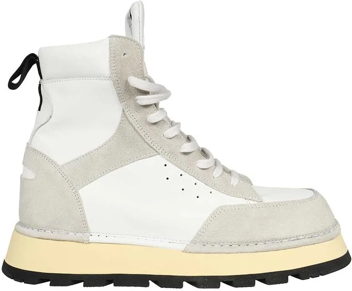 Leather Lace-up Boots