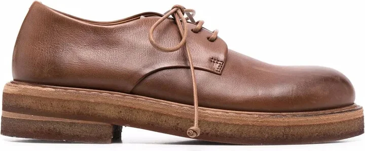 Leather Lace-Up Brogues