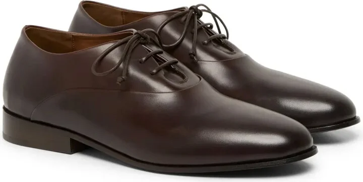 Leather Lace-Up Derby Shoes - Image 2