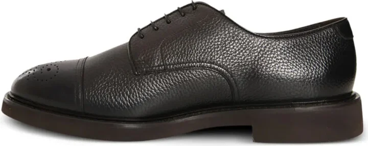 Leather Lace-Up Derby Shoes - Image 3