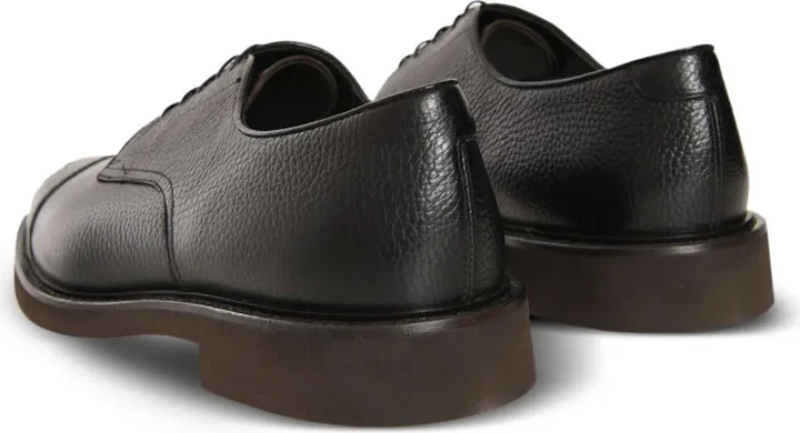 Leather Lace-Up Derby Shoes - Image 4
