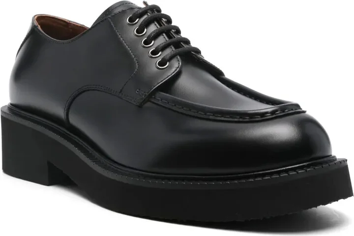 Leather Lace-Up Derby Shoes - Image 2