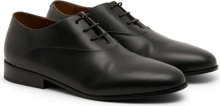Leather Lace-Up Derby Shoes - Image 2
