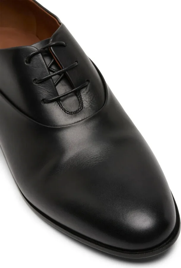 Leather Lace-Up Derby Shoes - Image 4
