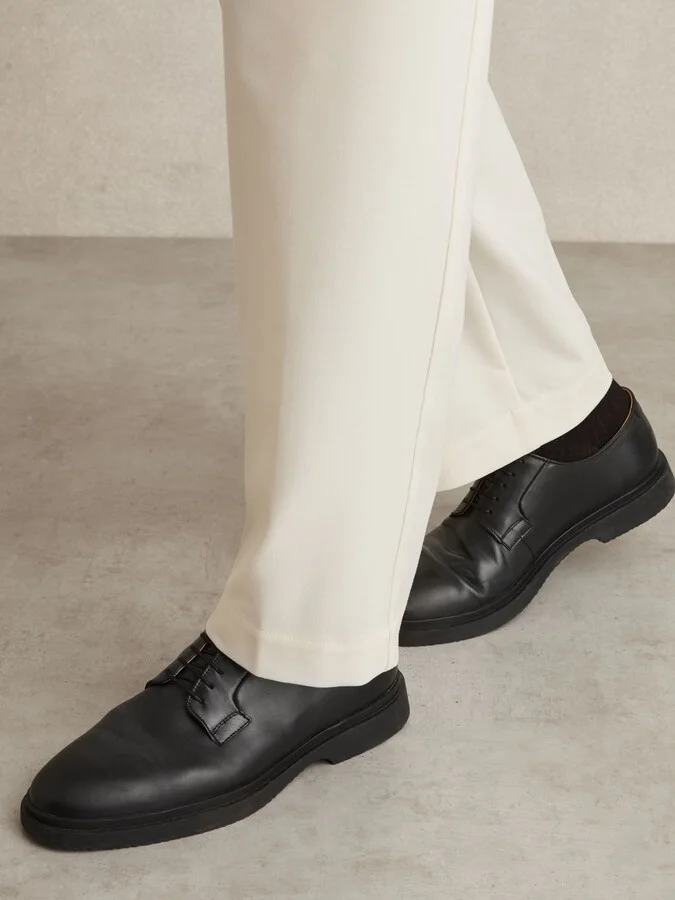 Leather Lace-up Derby Shoes - Image 2