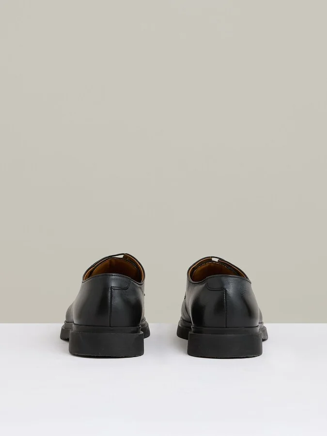 Leather Lace-up Derby Shoes - Image 5