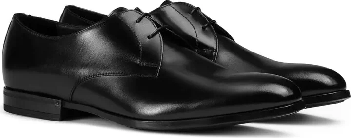 Leather Lace-Up Derby Shoes - Image 2