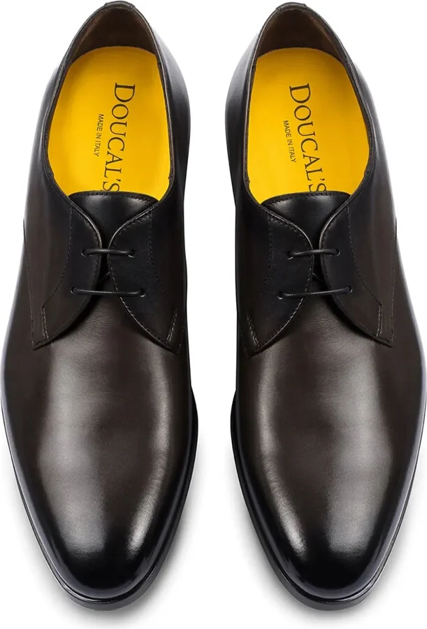 Leather Lace-Up Derby Shoes - Image 3