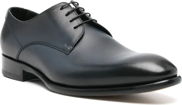 Leather Lace-Up Derby Shoes - Image 2