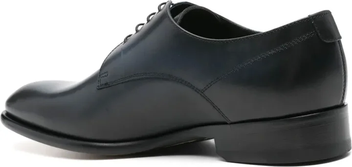 Leather Lace-Up Derby Shoes - Image 3