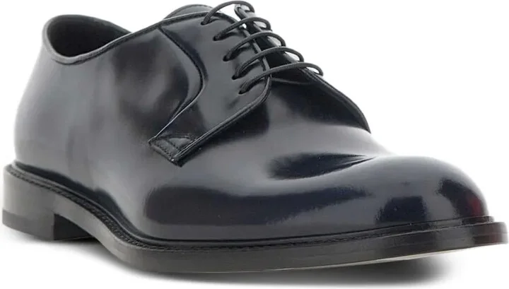 Leather Lace-Up Derby Shoes - Image 2