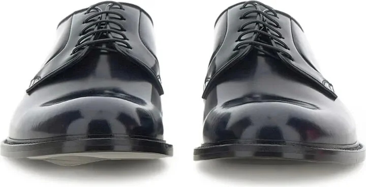 Leather Lace-Up Derby Shoes - Image 4
