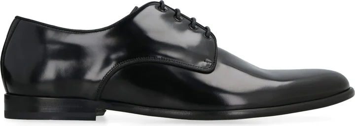 Leather Lace-up Derby Shoes - Image 2