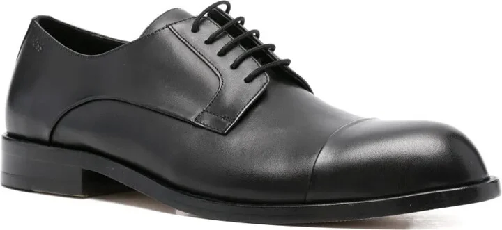 Leather Lace-Up Derby Shoes - Image 2