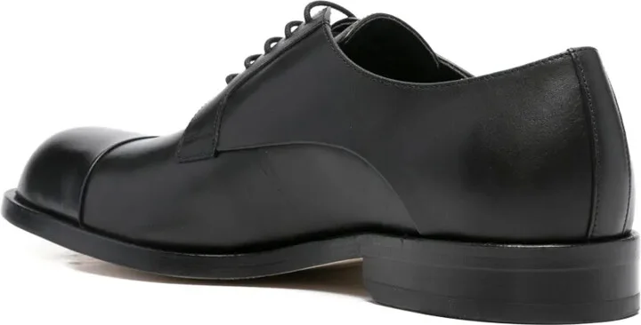 Leather Lace-Up Derby Shoes - Image 3