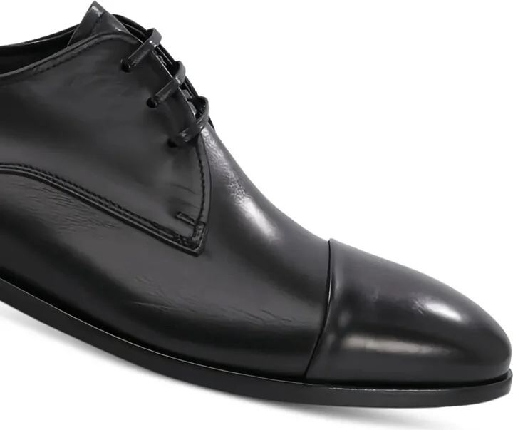 Leather Lace-Up Derby Shoes - Image 2