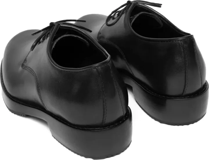 Leather Lace-Up Derby Shoes - Image 3
