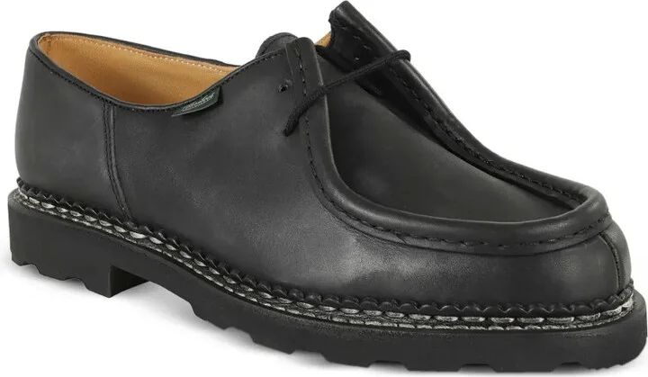 Leather Lace-Up Derby Shoes - Image 2
