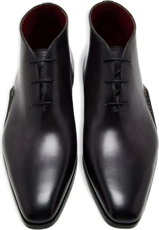 Leather Lace-Up Derby Shoes - Image 2