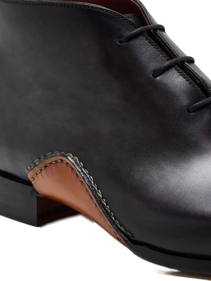 Leather Lace-Up Derby Shoes - Image 3