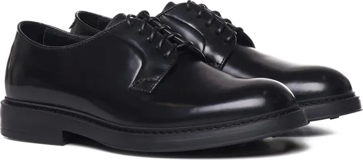 Leather Lace-Up Derby Shoes - Image 2