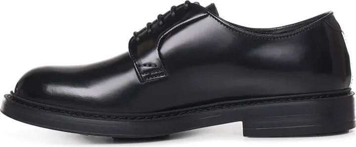 Leather Lace-Up Derby Shoes - Image 3