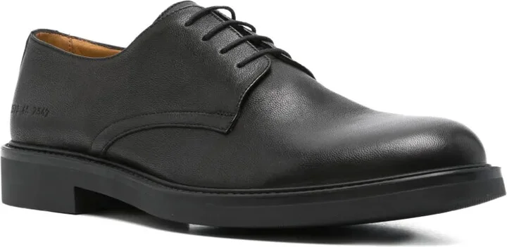 Leather Lace-Up Derby Shoes - Image 2
