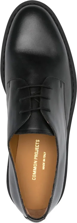 Leather Lace-Up Derby Shoes - Image 4